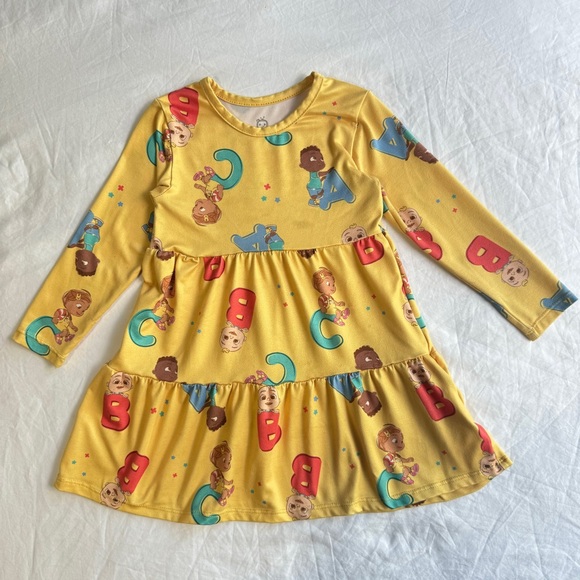 Toddler Girl Cocomelon JJ & Friends with ABC’s Dress - Picture 3 of 6